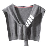 春夏针织披肩坎肩外搭空调巾薄款 日系护颈椎时尚 洋气搭肩高档