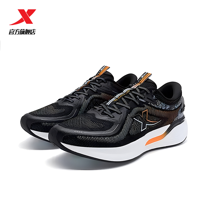 特步运动鞋男跑步鞋网面透气