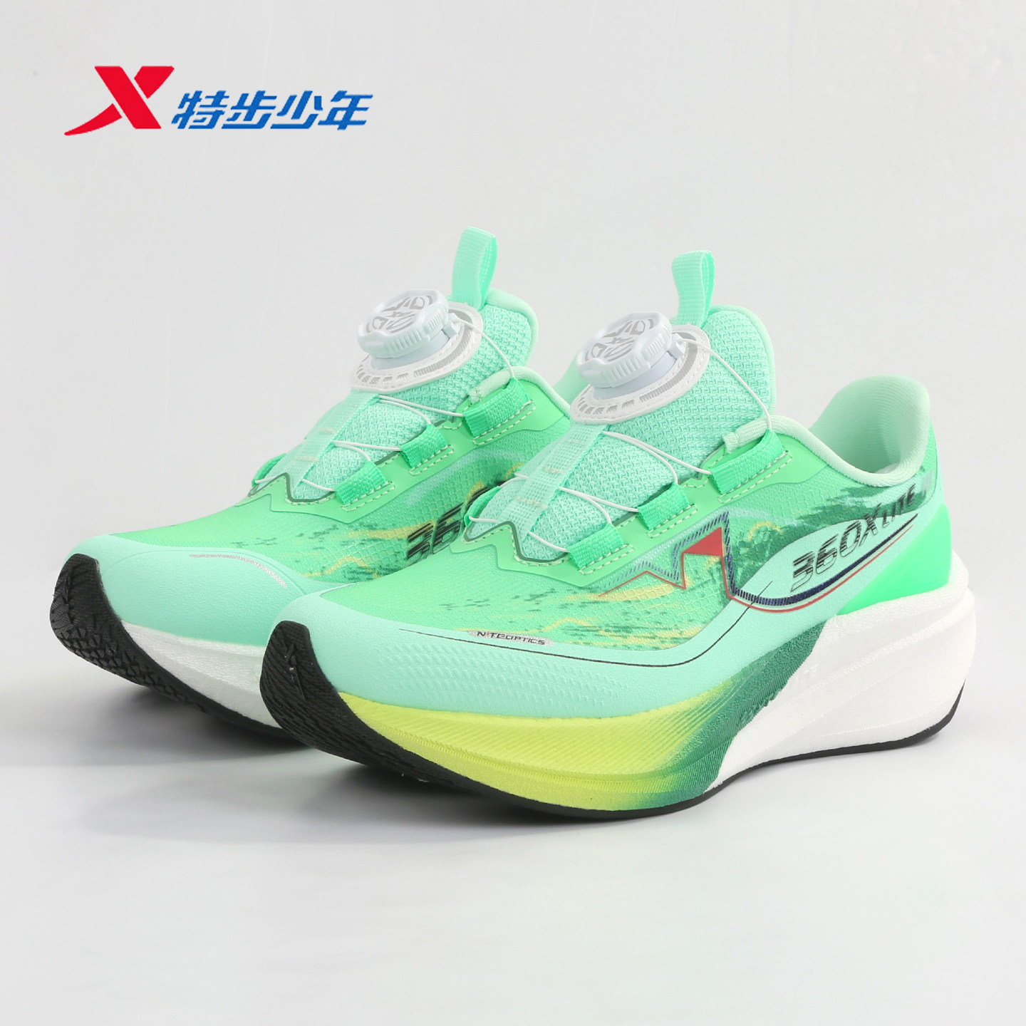 特步360X3,0LITE竞速跑鞋男大童2026冬季缓震运动鞋674415114054图片