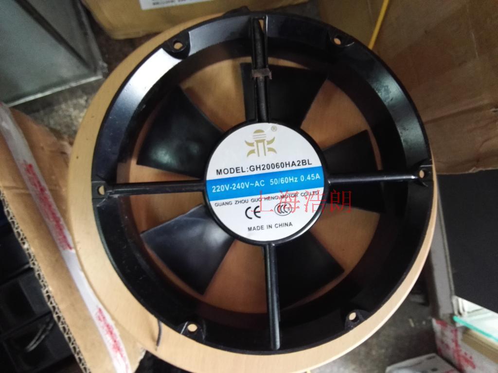 20060散热风扇圆形轴流风机AC110/220/380V滚珠轴承直径200*60MM