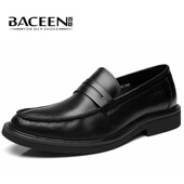 男士 商务休闲皮鞋 头层牛皮大码 百臣秋冬新款 男鞋 45464748