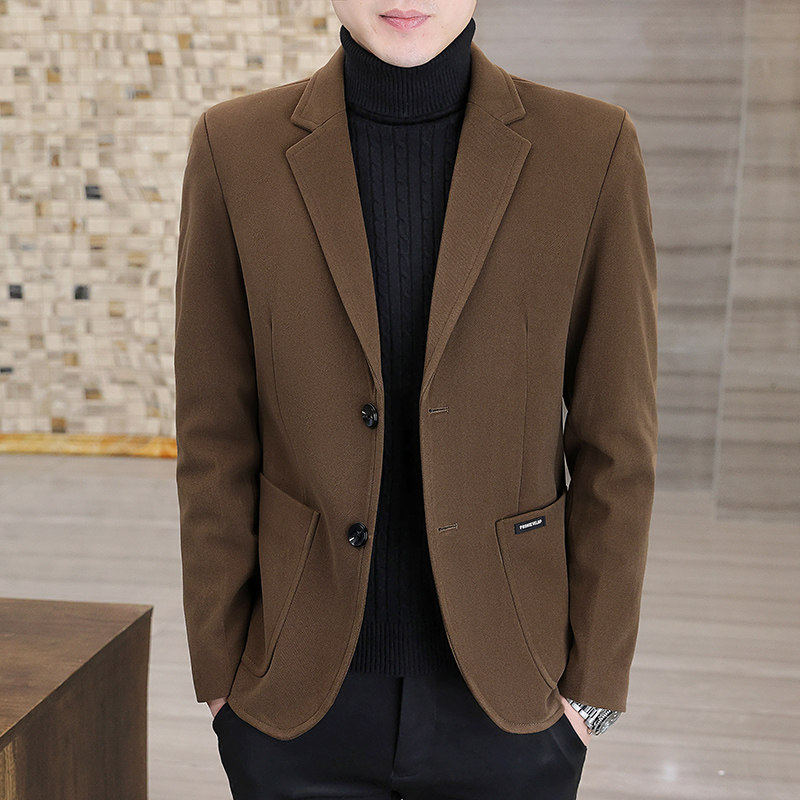 男士西服高级感春季新款潮流休闲男装轻熟风外套纯色百搭修身西装,男装,西服,淘宝优惠券,粉丝福利购,淘宝优惠卷
