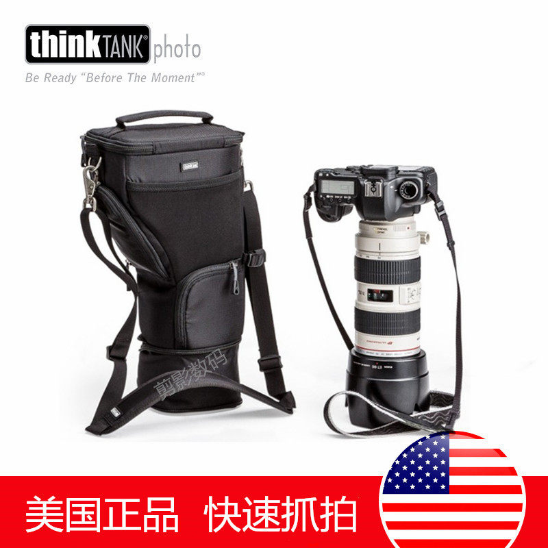 thinkTANKH创意坦克871三角单反相机包斜跨200长焦镜头单肩摄影包