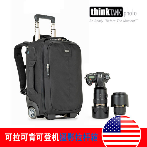 thinkTANK创意坦克511摄影拉杆箱滚轮相机背包轻便登机小巧型迷你
