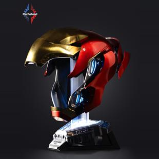 钢铁侠头盔MK50真人1/1穿戴可变形语音声控电动开合自动电动开合