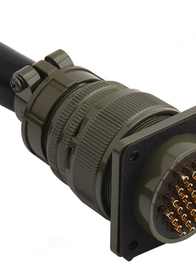 5015 37芯 美军标航空插头 MS3106 28-21S MS3102 28-21P 直头