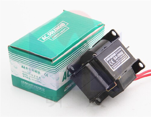 长虹牌 SA-2602 交流牵引电磁铁 220V 推拉式 吸力2KG 行程15MM