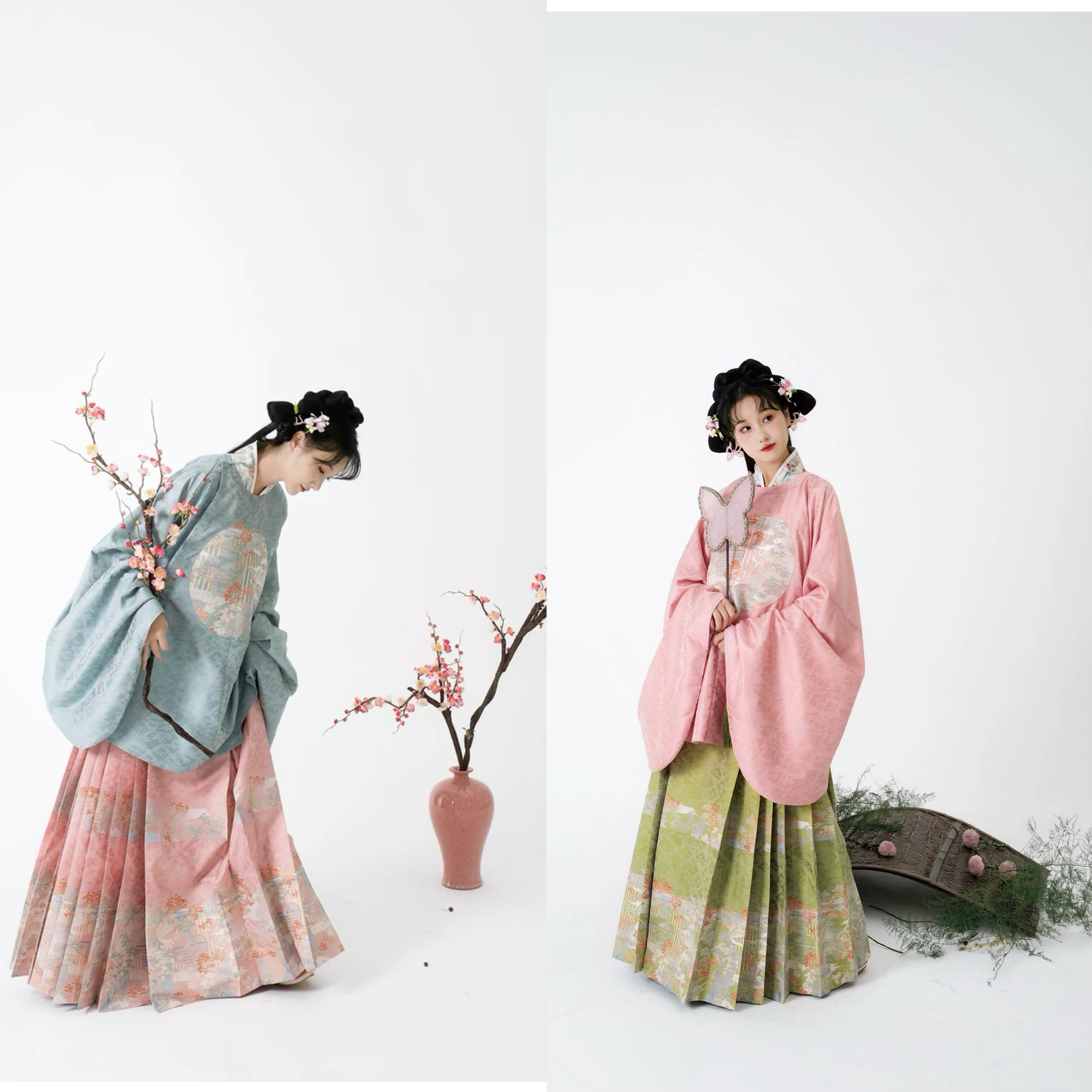 【出租】桑谣记姑苏一梦明制汉服圆领大襟补服妆花马面裙伴娘伴郎