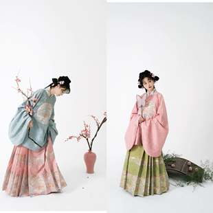 【出租】桑谣记姑苏一梦明制汉服圆领大襟补服妆花马面裙伴娘伴郎