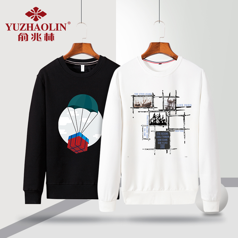 俞兆林卫衣男春季2020新款长袖潮流男士宽松学生运动韩版卫衣外穿