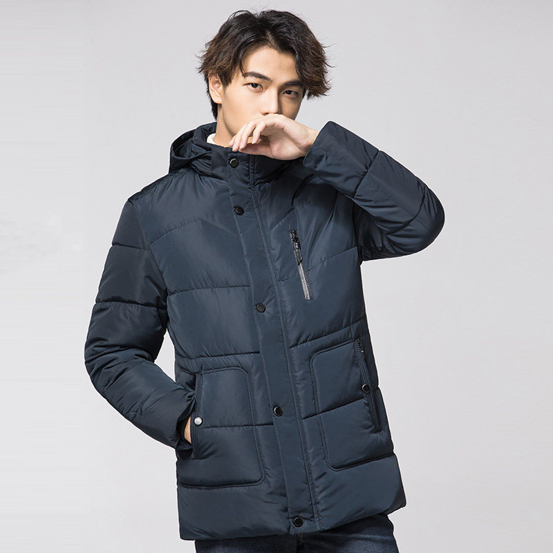 俞兆林2020新款中长款羽绒服男冬季新款韩版男装加厚保暖男士外套