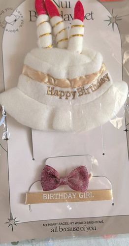 日本代购现货娃衣生日蜡烛款娃娃装饰三件套