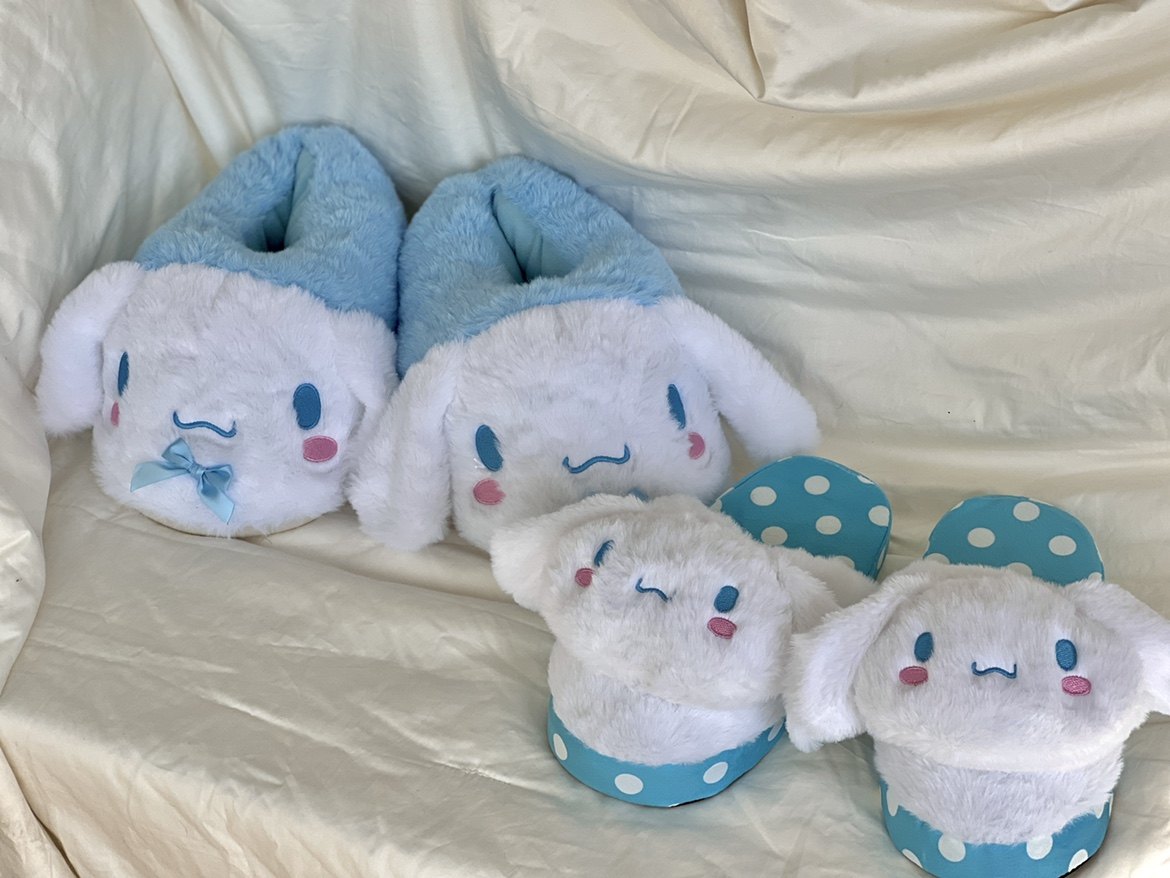 日系ins新款可爱少女心玉桂狗小白狗软绵绵橡胶防滑室外宿舍拖鞋,居家布艺,居家棉拖/棉鞋,淘宝优惠券,粉丝福利购,淘宝优惠卷