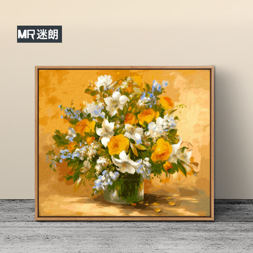 数字油画diy手工花卉植物