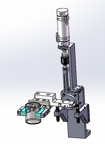 solidworks三维模型 齿轮齿条翻转机构图纸 搬运机构3D图纸设计