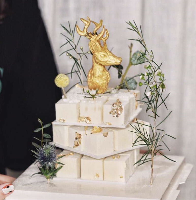 方形法式风西点装饰架子蛋糕模具