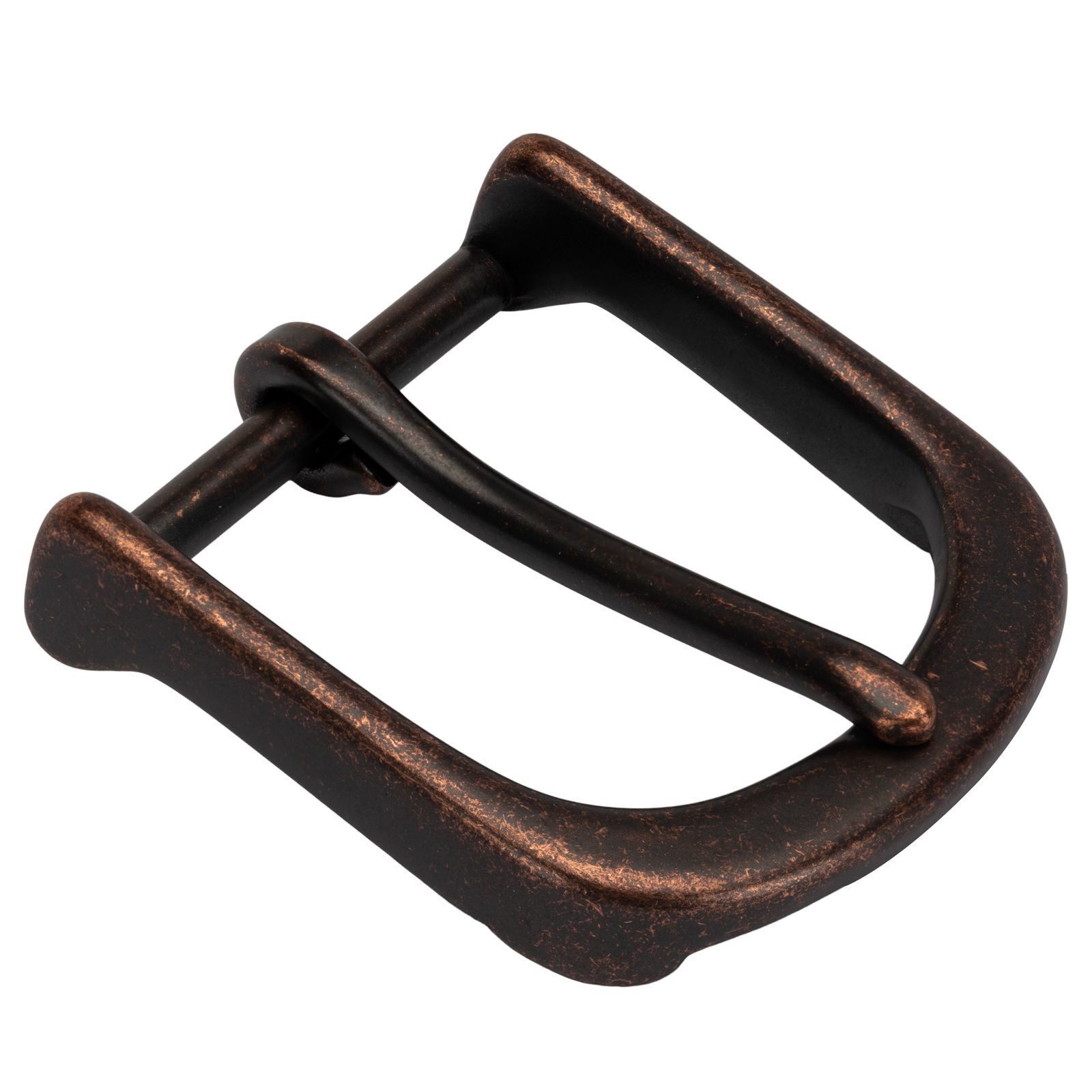 复古做旧纯铜扣方形皮带扣头紫铜腰带针扣