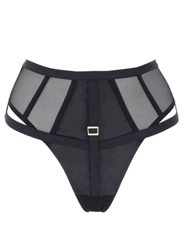 Нижнее белье, кружевные черные сексуальные штаны, высокая талия, европейский стиль