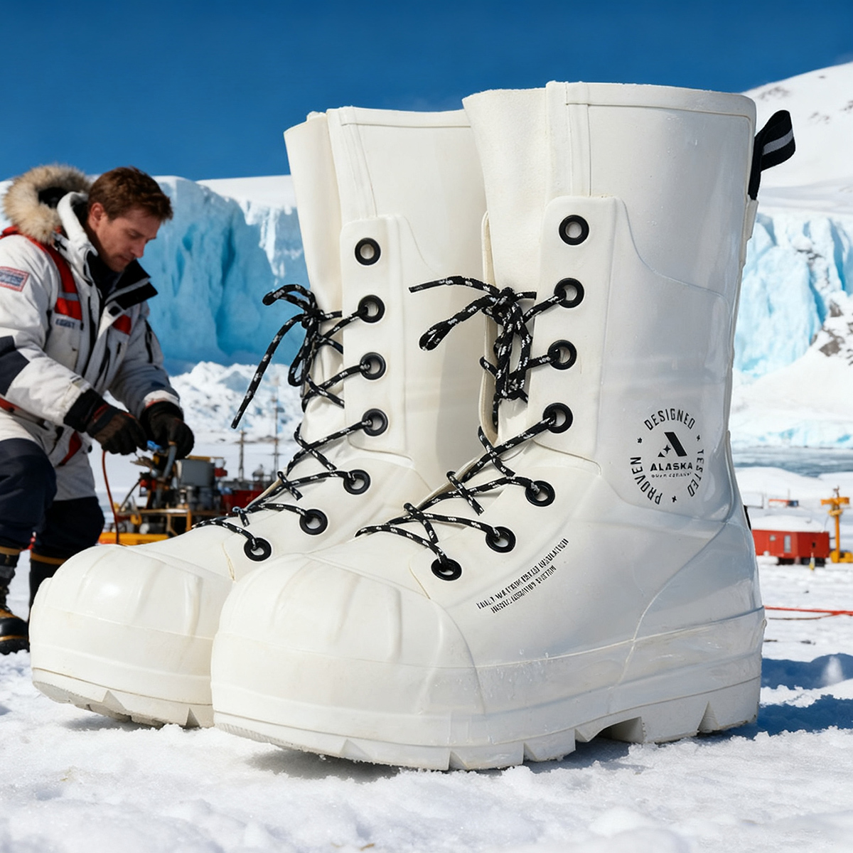 阿拉斯加极地防水户外抗冻防水靴