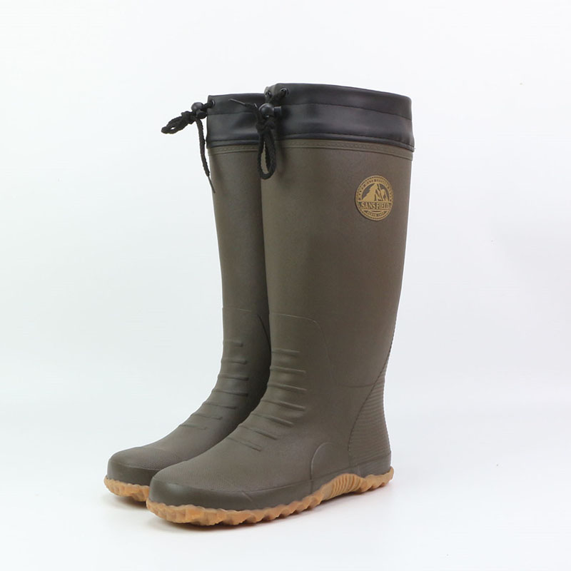 Chaussures - bottes caoutchouc homme pour hiver - semelle tendon - Ref 962461 Image 1