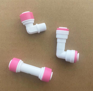 世通接头逆止阀 快接L弯头止回阀直通单向阀直饮水机净水器配件