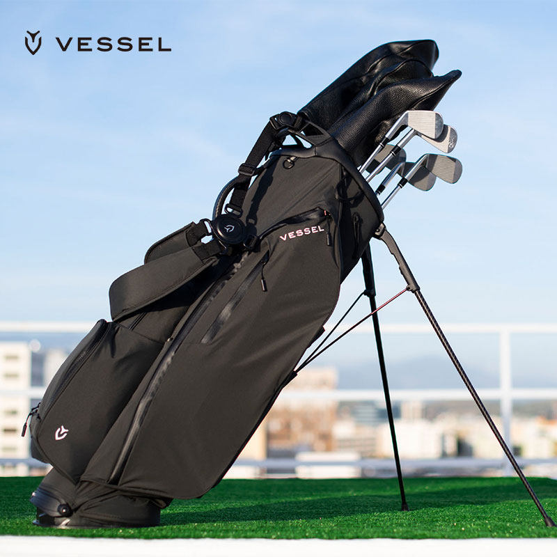 正品VESSEL高尔夫支架包轻便防水大容量golf男女士球包标准套杆包