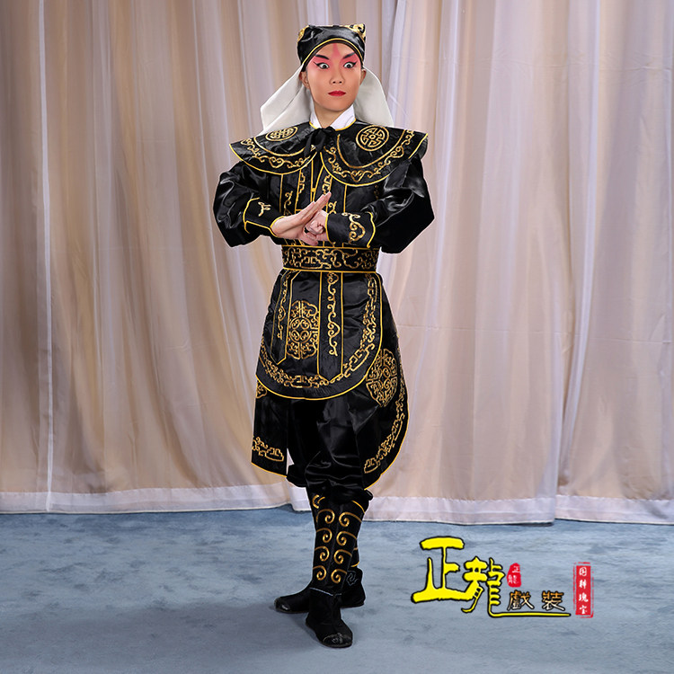 正龙戏装京剧戏曲服装舞台演出武生武打衣马夫小兵龙套戏服马童衣