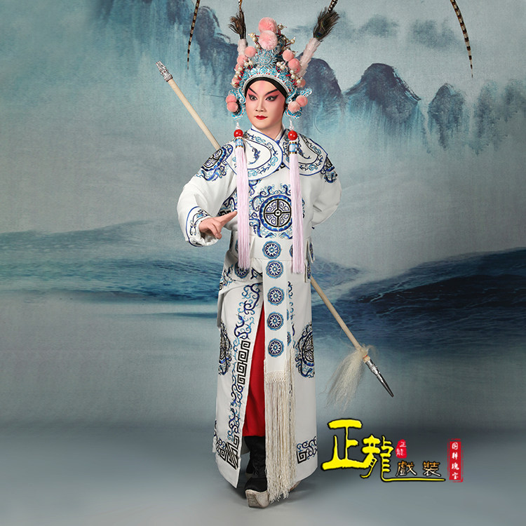 正龙戏装京剧越剧戏曲古装演出服装武生武将打衣侍卫剑衣团花箭衣