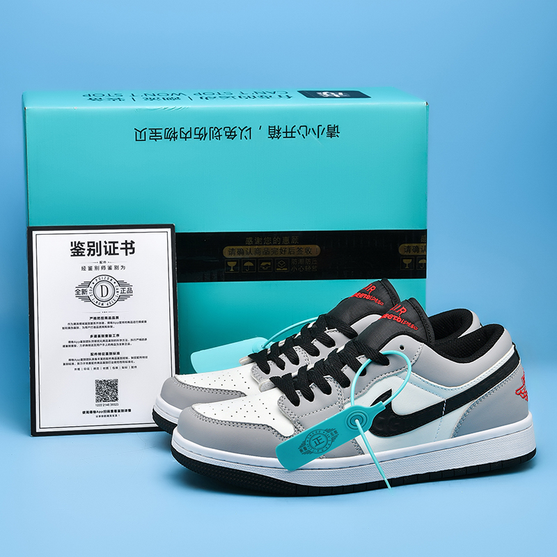 正品AJ男鞋dunk黑白熊猫官网低帮烟灰板鞋莆田空军一号男纯白女鞋