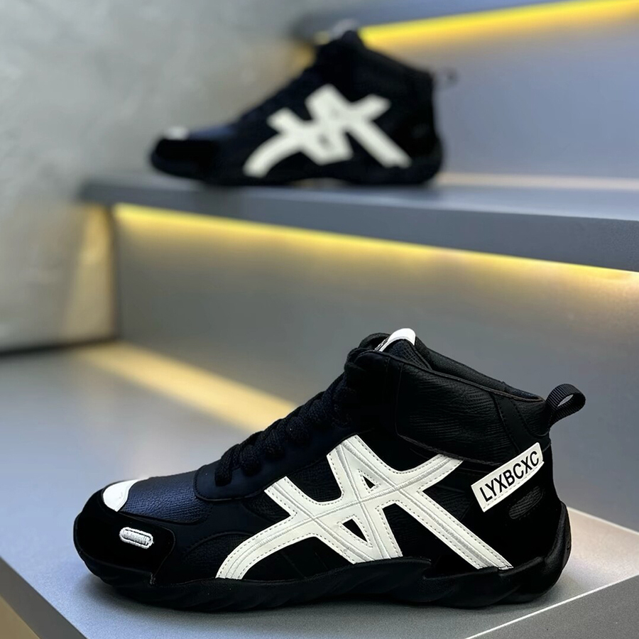 无鞋可及秋冬复古阿甘鞋高帮系带