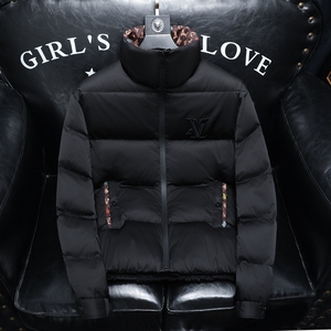 2025冬季新款90%白鸭绒立领提花羽绒服 钱塘6011-6650 P335 沙发，男装羽绒服，钱塘6011