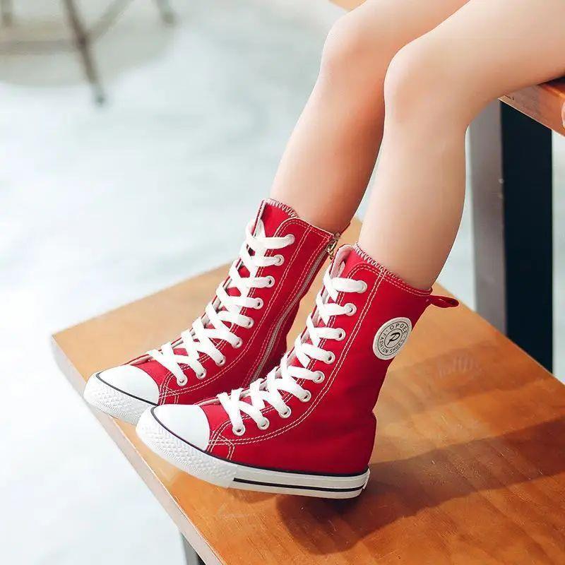 Children Shoes Kids Sneakers Classic High Top Shoes Student