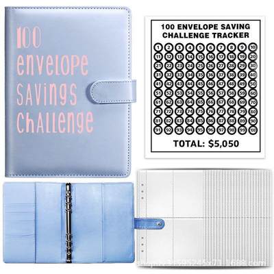 100envelope savings challenge book money budget binder cash