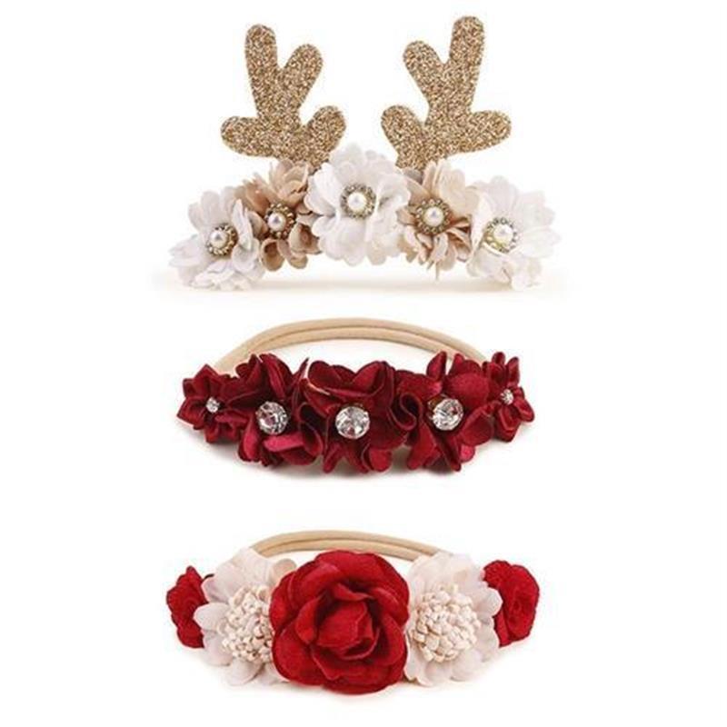 1or2or3pcs Winter Christmas Style Birthday Party Flower EIK