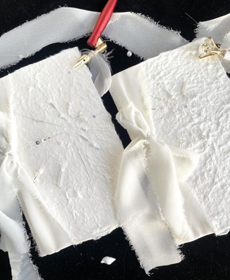 Wedding原创结婚誓言卡烟花主题纯手工婚礼誓词本diy东巴纸誓言本