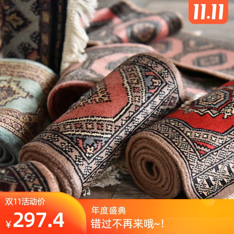 巴基斯坦手工民族风情 现代波斯几何波西米亚桌面装饰纯羊毛毯垫|msdalam kategori rumah Fabrik, alas meja, pelari meja - dari Buy2taobao.com untuk memberikan perkhidmatan ejen Taobao profesional membeli