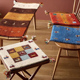 北欧装 饰波斯风格 gabbeh羊毛手工印度小毯可爱沙发桌面彩色坐椅垫