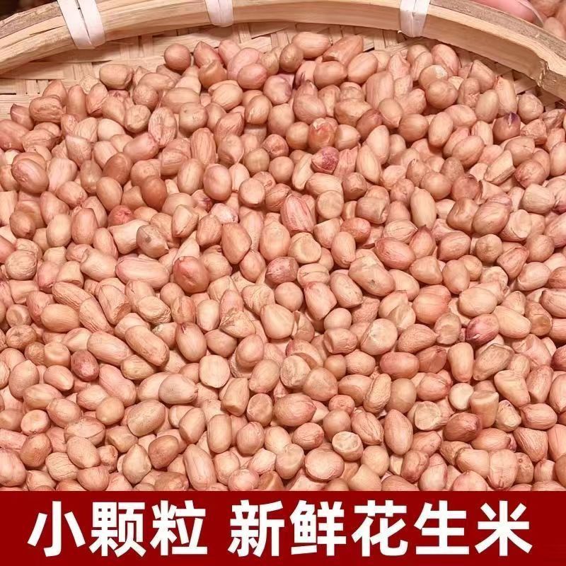 新米手工现剥花生米小粒白沙花生10斤装颗粒饱满新鲜