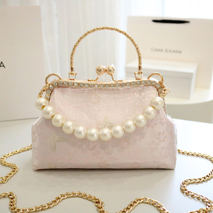 CANA&KANA气质淡雅蝴蝶国风新中式手提包包单肩斜挎新款百搭洋气