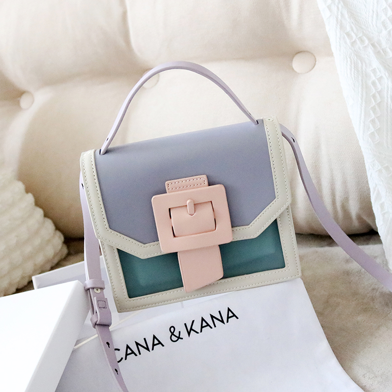CANA&KANA果冻小方包包女2025夏新款子母包时尚洋气手提单肩斜挎