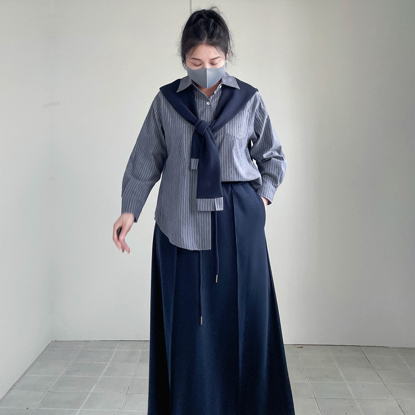 大码女装胖mm时髦套装高级感