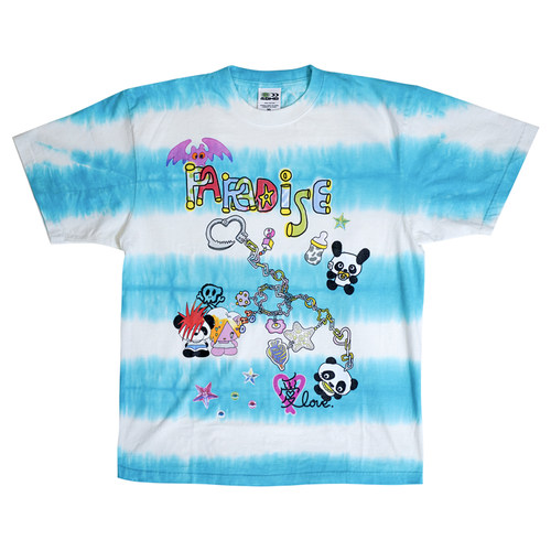 卡通扎染纯棉男女同款短袖