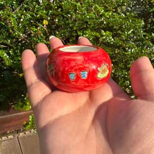 朴水仙堂 手作手绘个性陶瓷用品孤品可爱器物之美