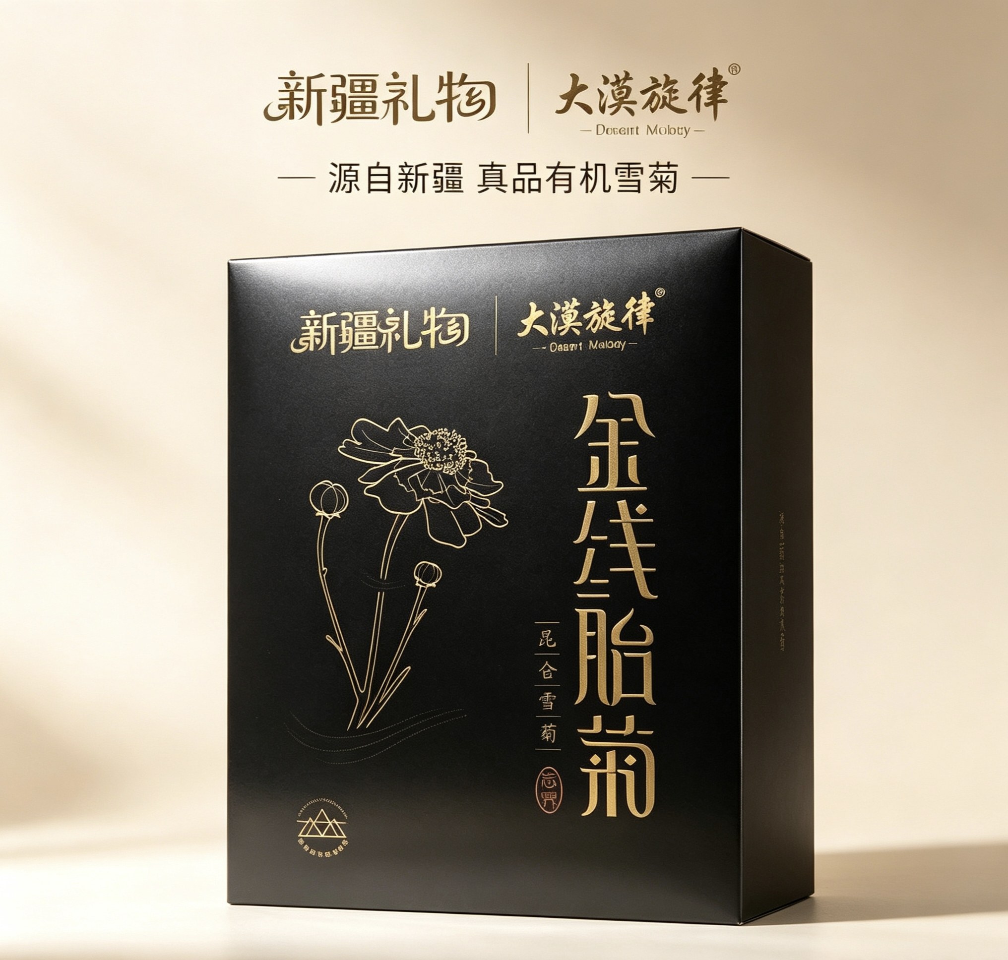 大漠青歌昆仑金线48袋*2克礼盒图片