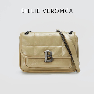 Billie Veromca流浪包高级感包包女斜挎包小众设计女包复古链条包