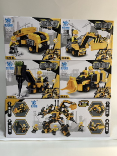 酷宇模型2015易积变大国守护拼装 甲车榴弹炮玩具 积木火箭炮突击装