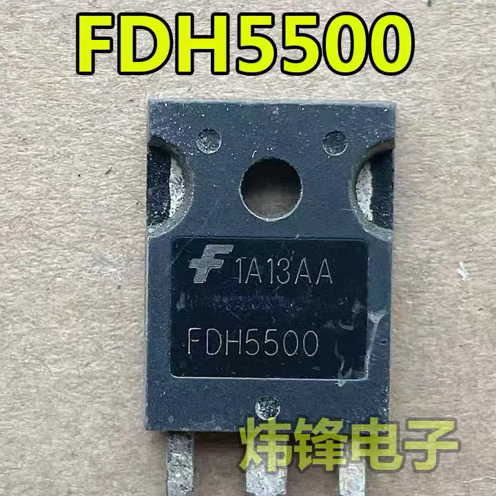 原装进口拆机FDH5500大功率MOS场效应管75A55V测量好可直拍