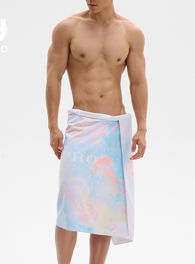 UPRO插画浴巾jellyfish周游水星联名款沙滩浴巾水母印花