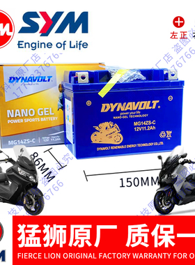 SYM三阳MAXSYM 400i 600i TL500 508哈士奇Husky野狼300电瓶电池