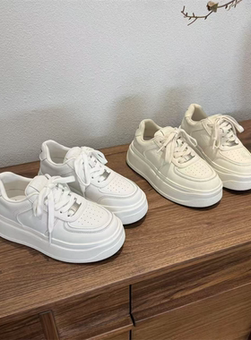 （跟高5.5公分）【白月光大白鞋】棒球队长BQ87510